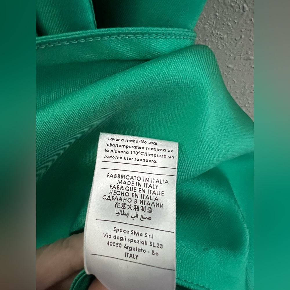 Space Simona Corsellini Tiered Mini Dress
In Green Size 42 New - Picture 10 of 10